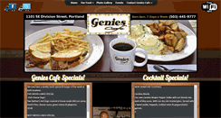 Desktop Screenshot of geniesdivision.com